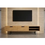 Szafka RTV-60 Drewno Lite Dąb Loft Lakier Rozmiary od 100 cm do 200 cm PREMIUM